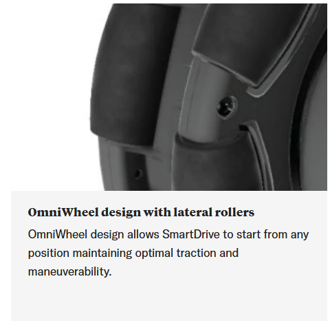 Permobil Smart Drive MX2 with switches