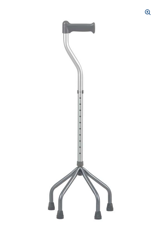 Drive Height Adjustable Quad-Foot Walking Stick