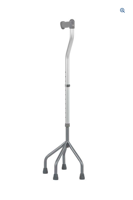 Drive Height Adjustable Quad-Foot Walking Stick