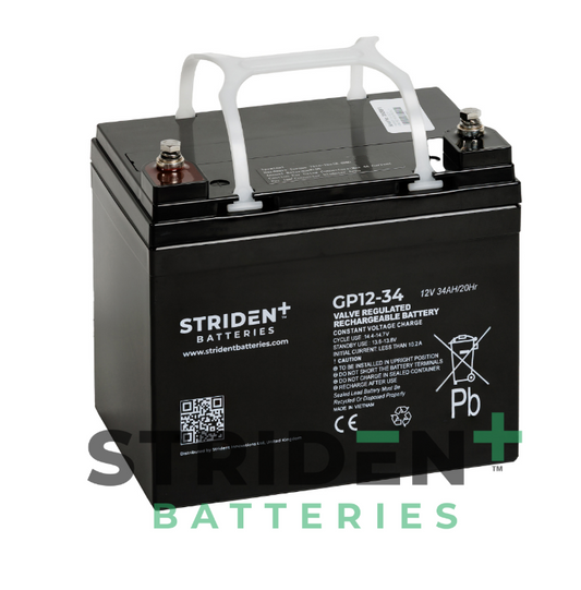 Strident 12v 34AH AGM Battery